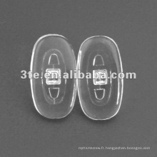 Coussinets de nez professionnels en silicone pour lunettes